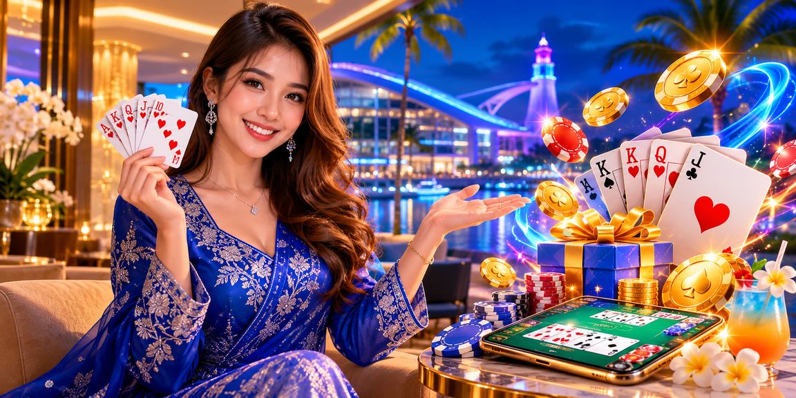 Permainan rummy dan meja kasino gaya Terengganu di 2570